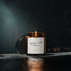 Amber Jar Soy Candle - 'Because we are not going to prison'