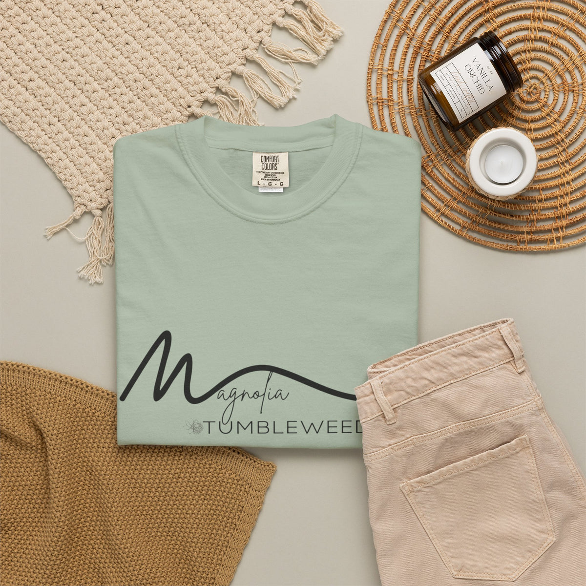 Magnolia Signature T-Shirt — Minimal Script Logo Tee