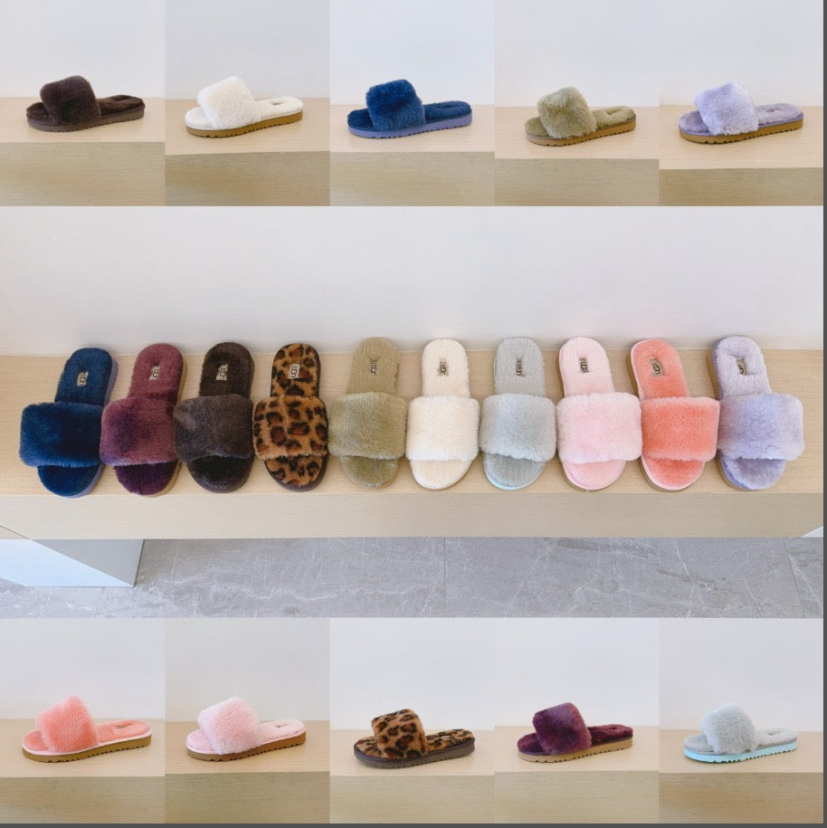 U ggg peep toe slipper (multicolor)
