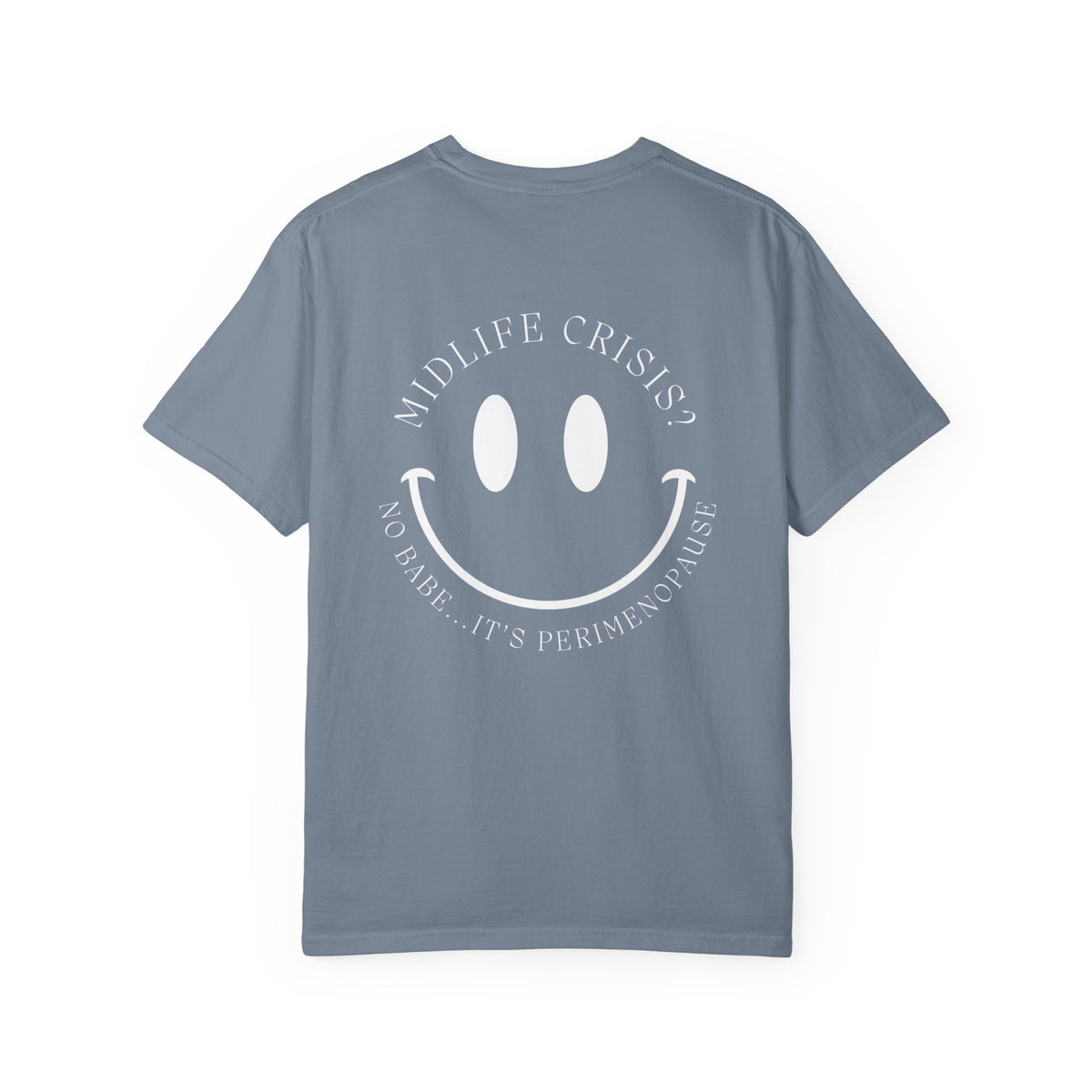 Peri Classic Garment-Dyed T-Shirt — Soft Vintage White Tee