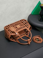 MM woven leather bag