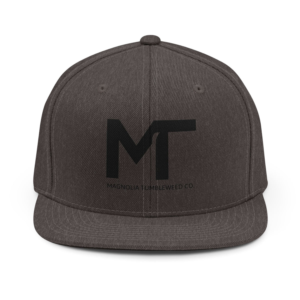 MT Logo Snapback Hat — Magnolia Tumbleweed Co. Embroidered Cap