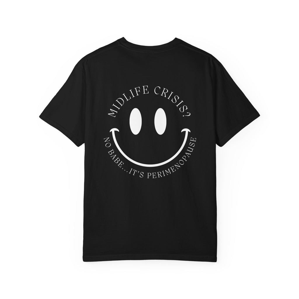 Peri Classic Garment-Dyed T-Shirt — Soft Vintage White Tee