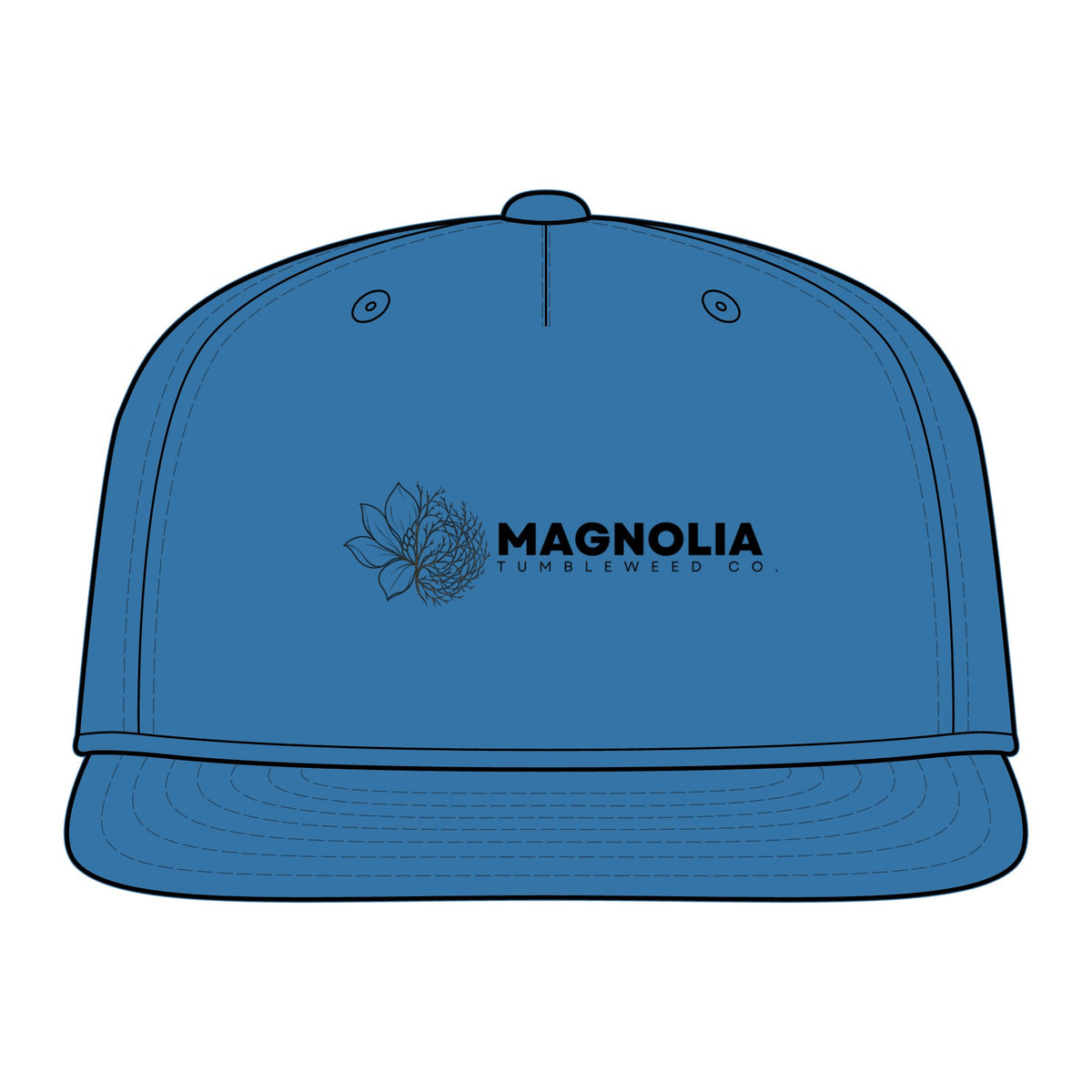 Magnolia  Snapback Hat — 'Magnolia Tumbleweed Co.' Logo Cap