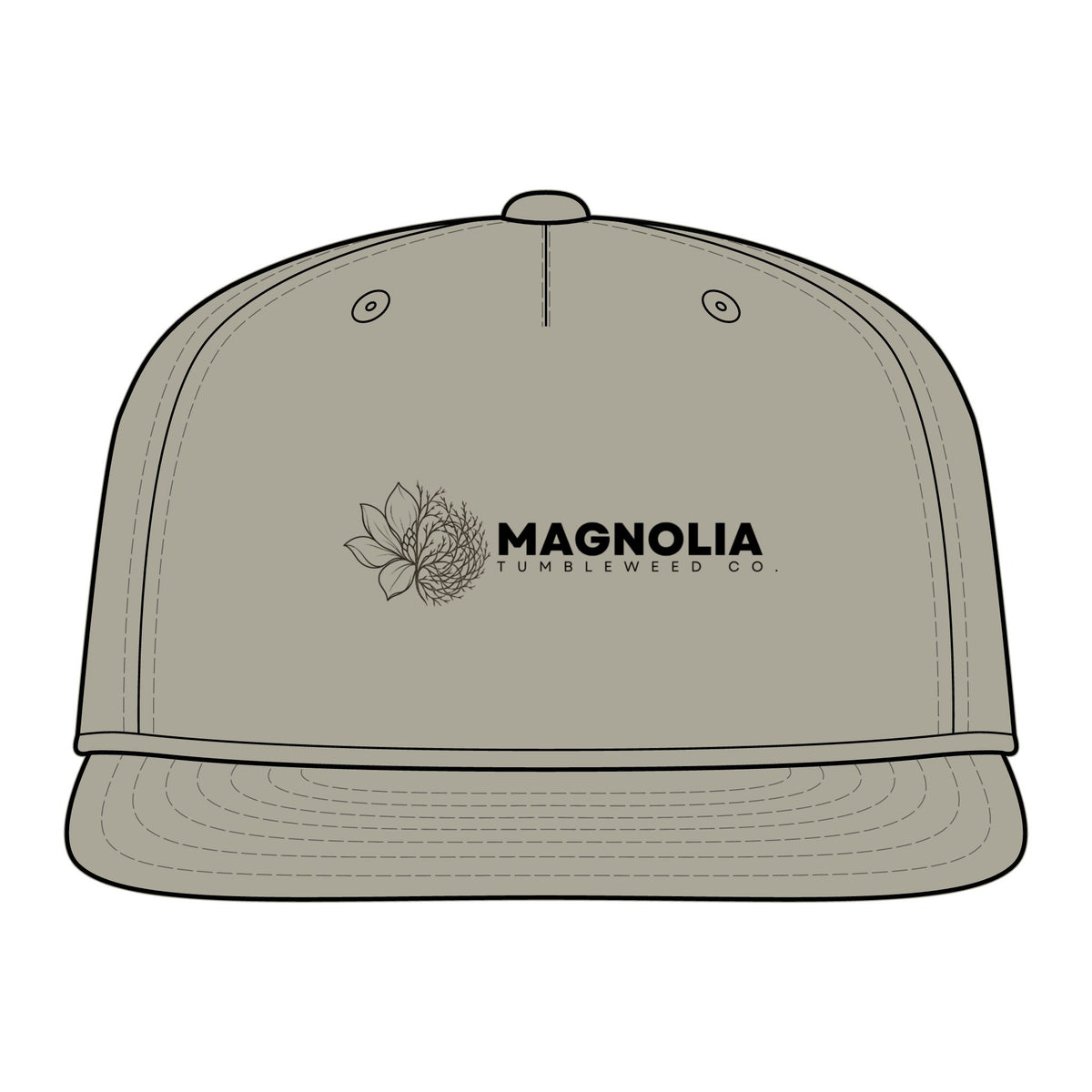 Magnolia  Snapback Hat — 'Magnolia Tumbleweed Co.' Logo Cap