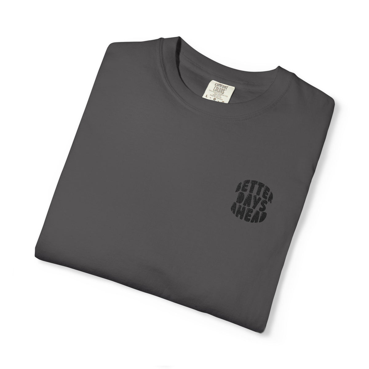 Retro 'Better Days Ahead' Chest Logo T-Shirt