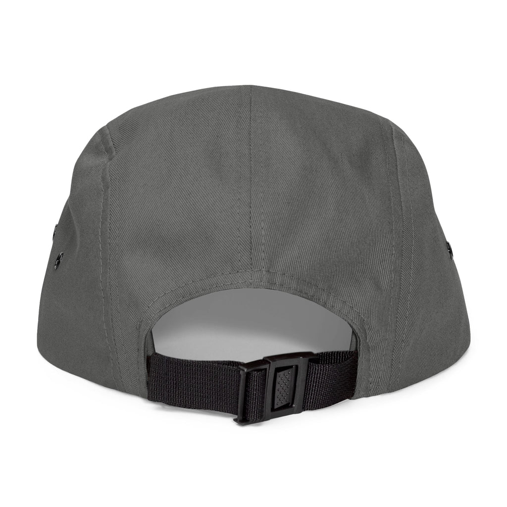 Embroidered Lotus 5-Panel Cap – Minimal  Camper Hat