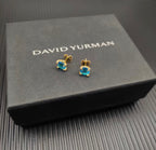 DY blue earrings