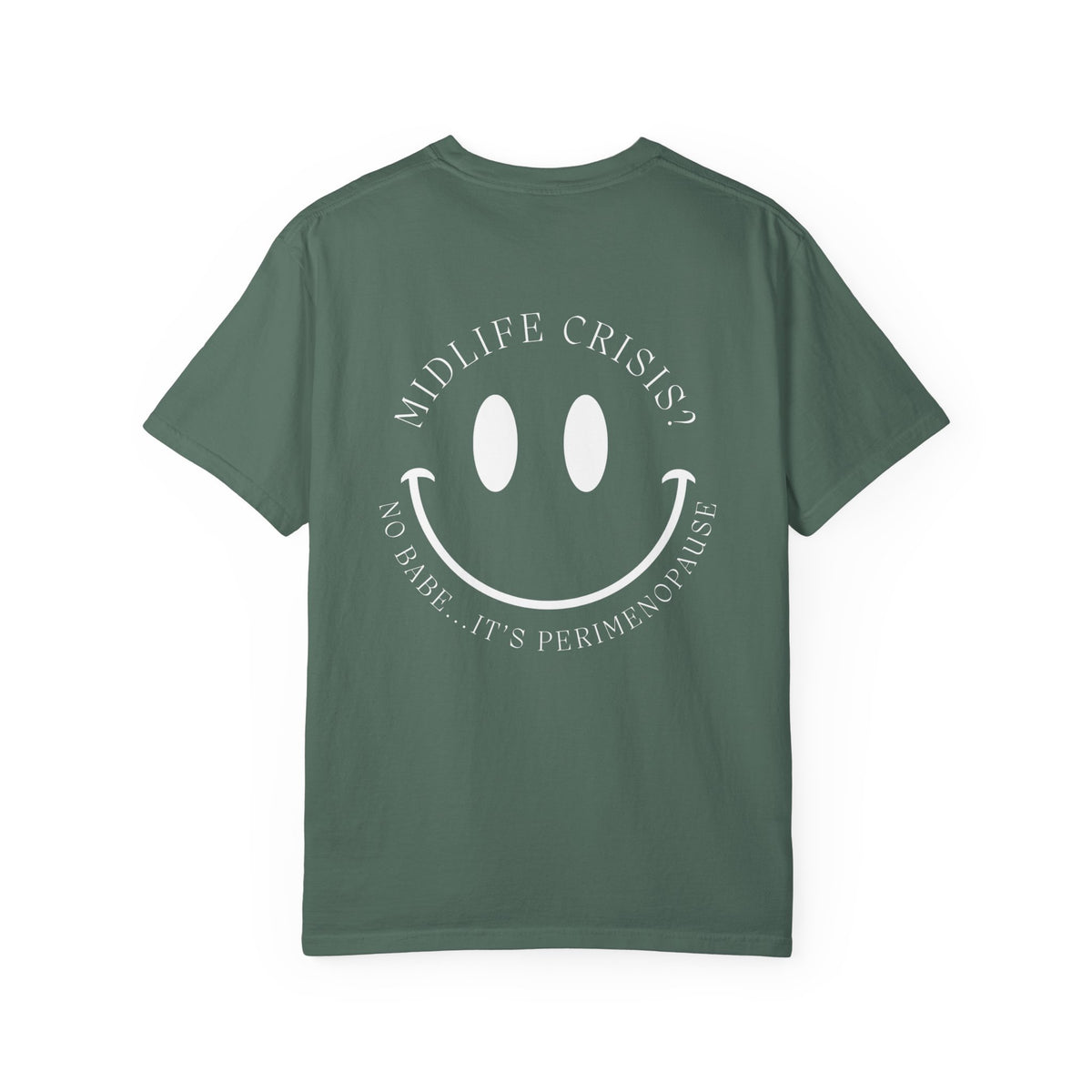 Peri Classic Garment-Dyed T-Shirt — Soft Vintage White Tee