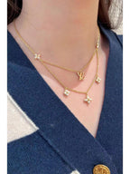 L V Floragram Necklace