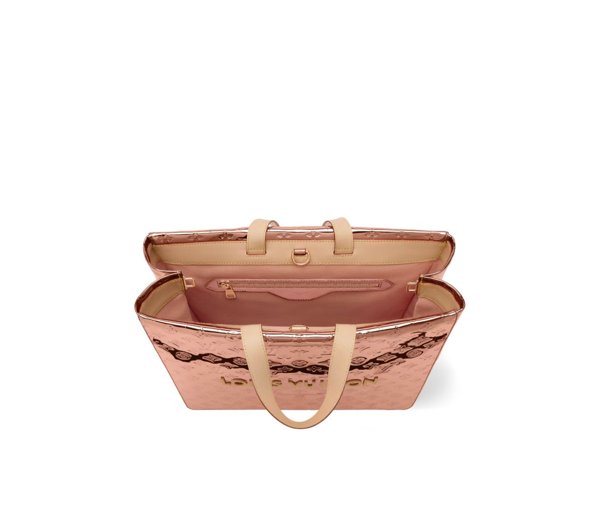LV Copper-Toned Shoppers Tote MM
