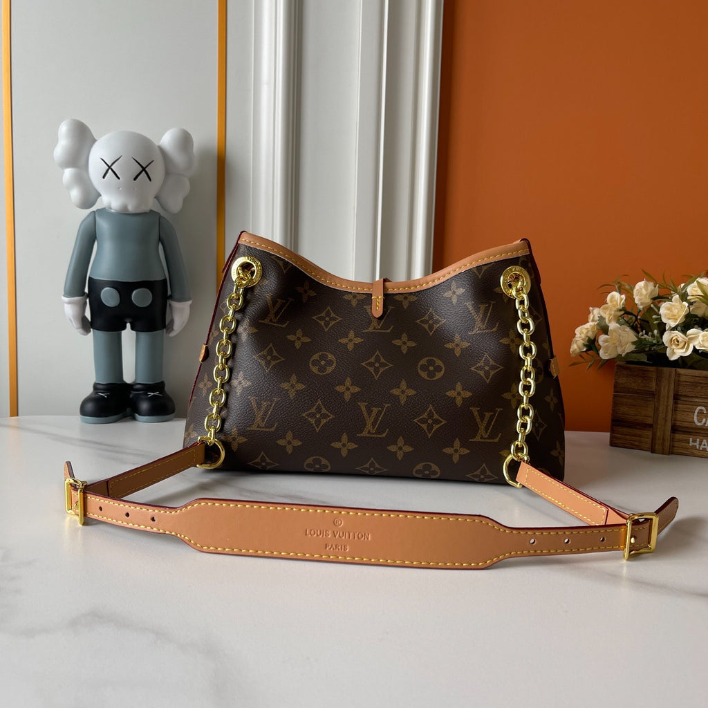 LV CARRYALL (BRWN / BLK / WHITE / BLK MULTI)