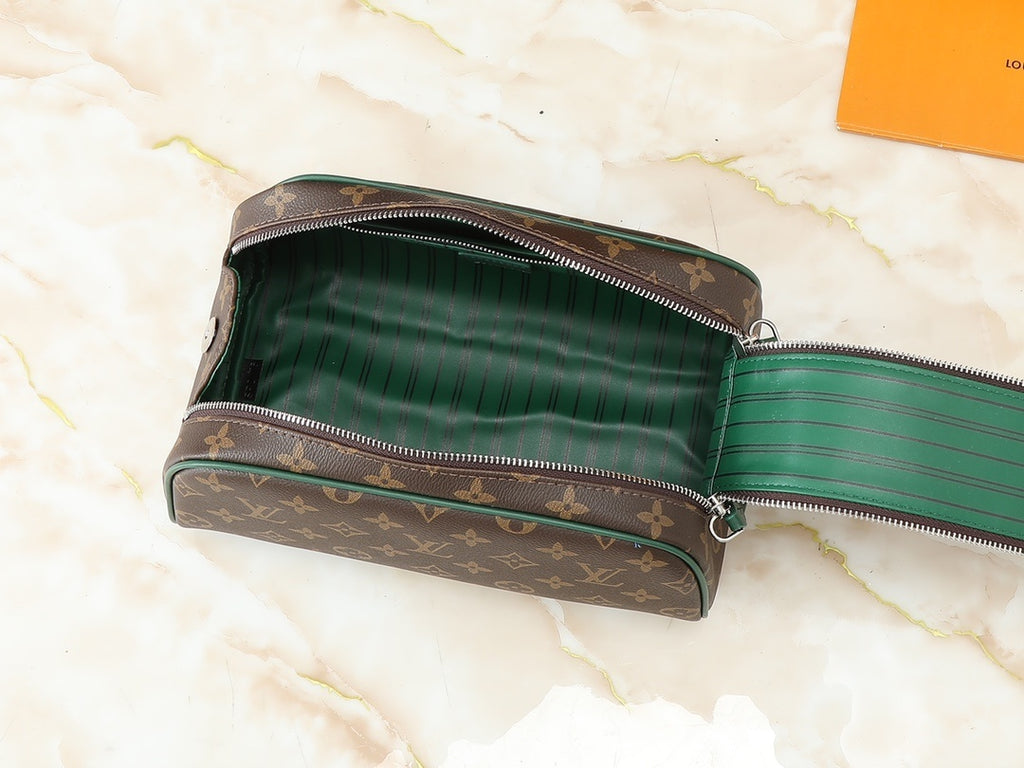 LV TOILETRY BAG (RED, PINK, BLACK, TAN)