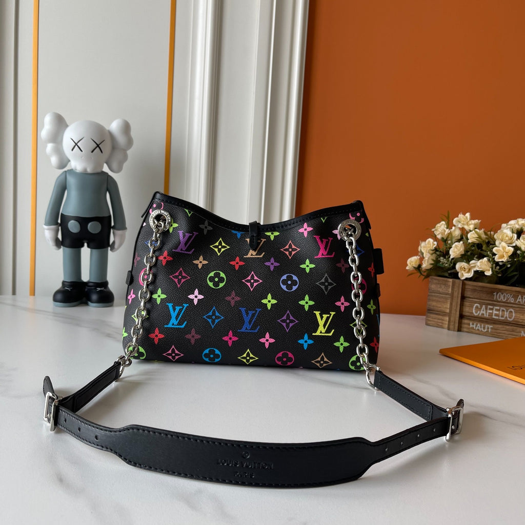 LV CARRYALL (BRWN / BLK / WHITE / BLK MULTI)