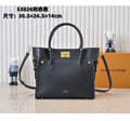 L V black embossed sides