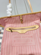L   V  NF white&rose bag MQ