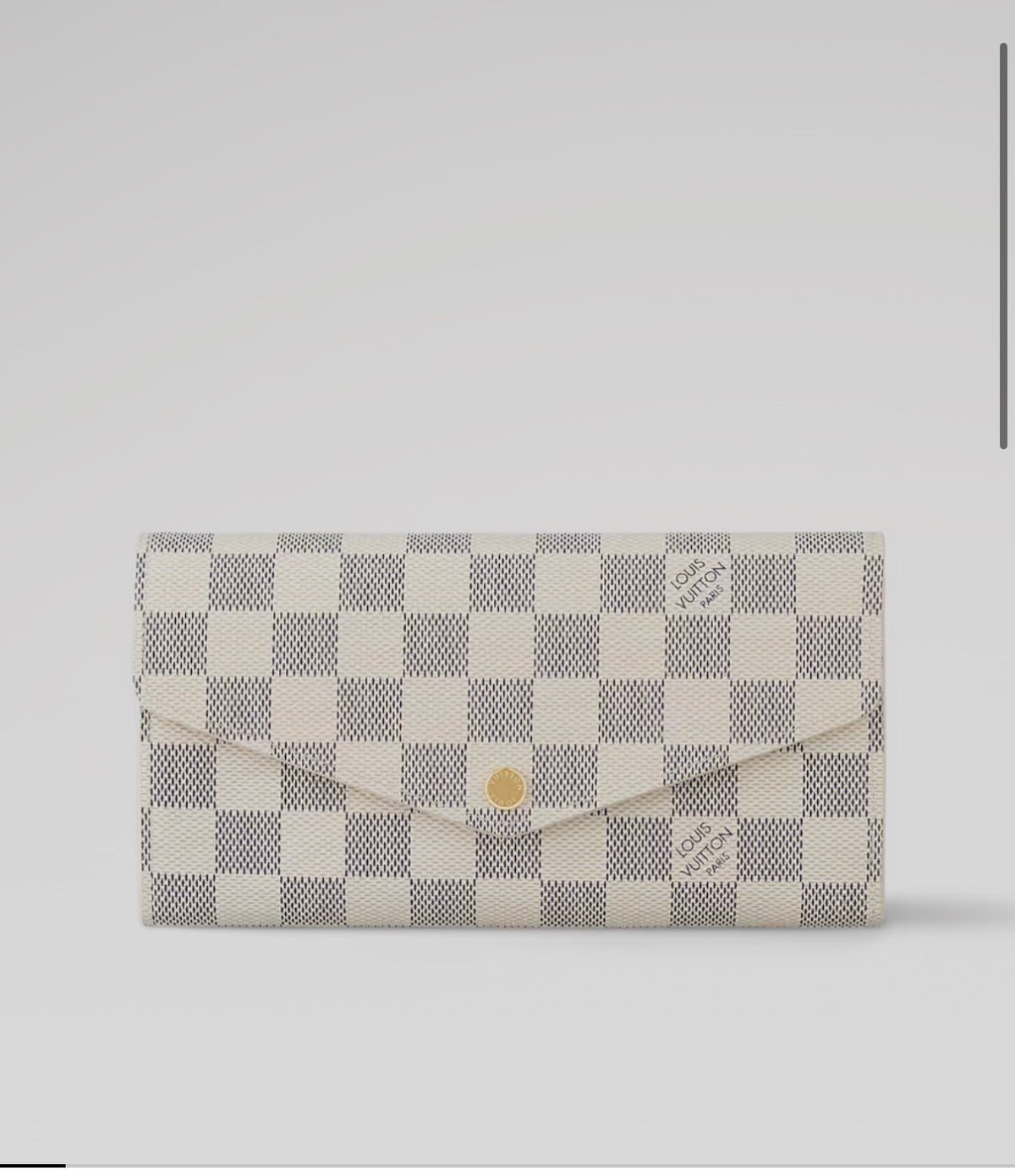 L   V  NF white&rose wallet MQ