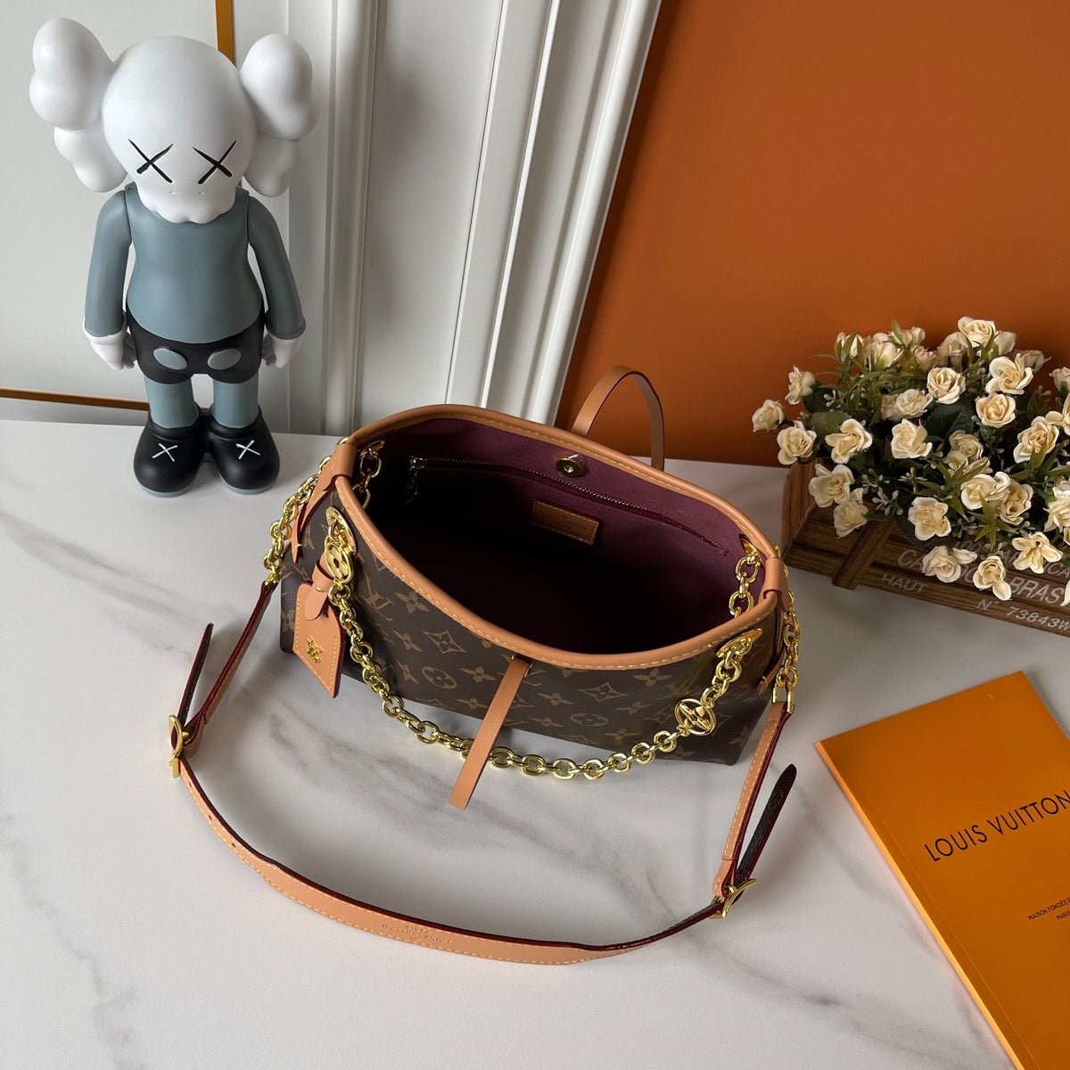 LV CARRYALL (BRWN / BLK / WHITE / BLK MULTI)