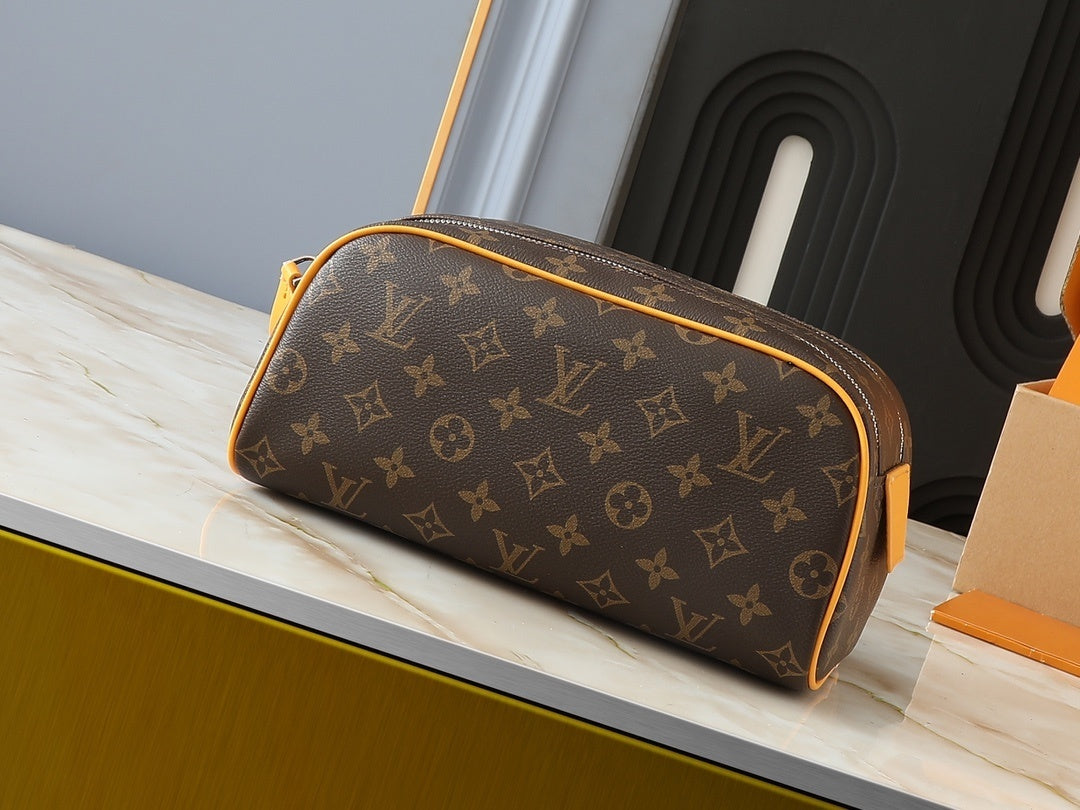 LV TOILETRY BAG (RED, PINK, BLACK, TAN)