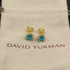 DY blue earrings