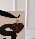 LV HEART TAG KEYCHAIN