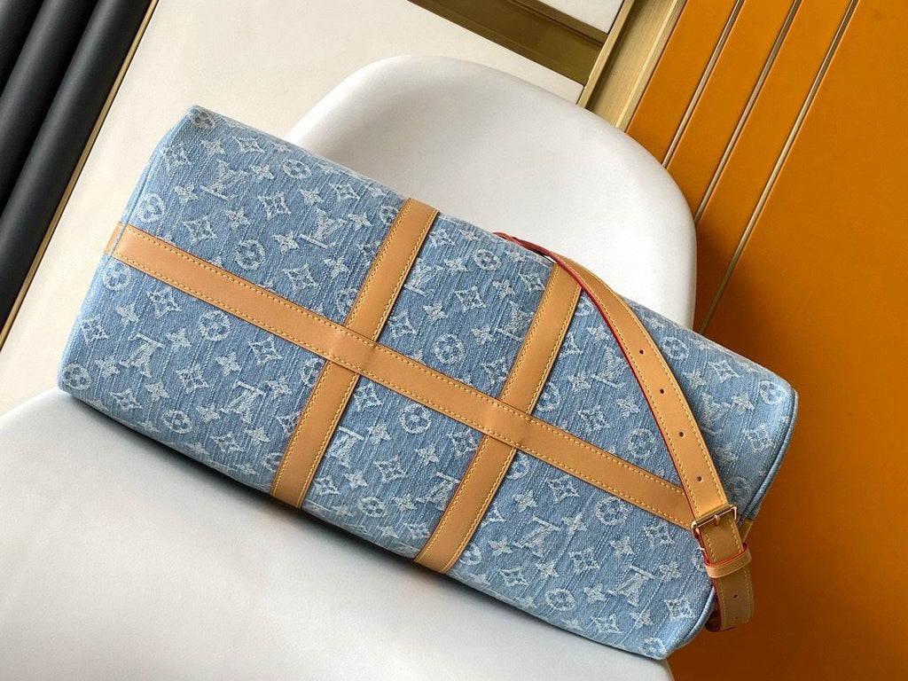 L V DENIM KEEPALL (1:1/MQ)