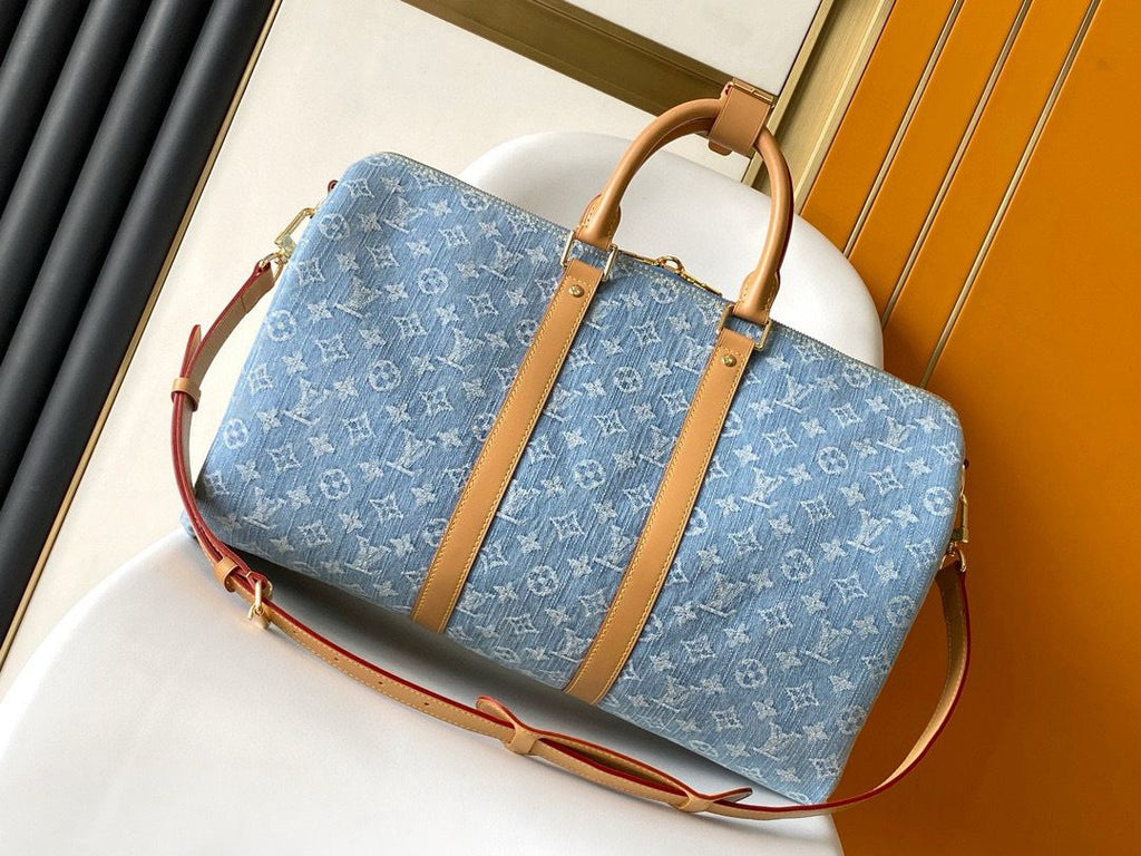 L V DENIM KEEPALL (1:1/MQ)